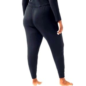 Athleta Women's Size 3XL Nighttime Bliss Sleep Jogger Black Lounge Buttery Soft
